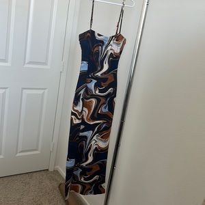 Slim fit maxi dress